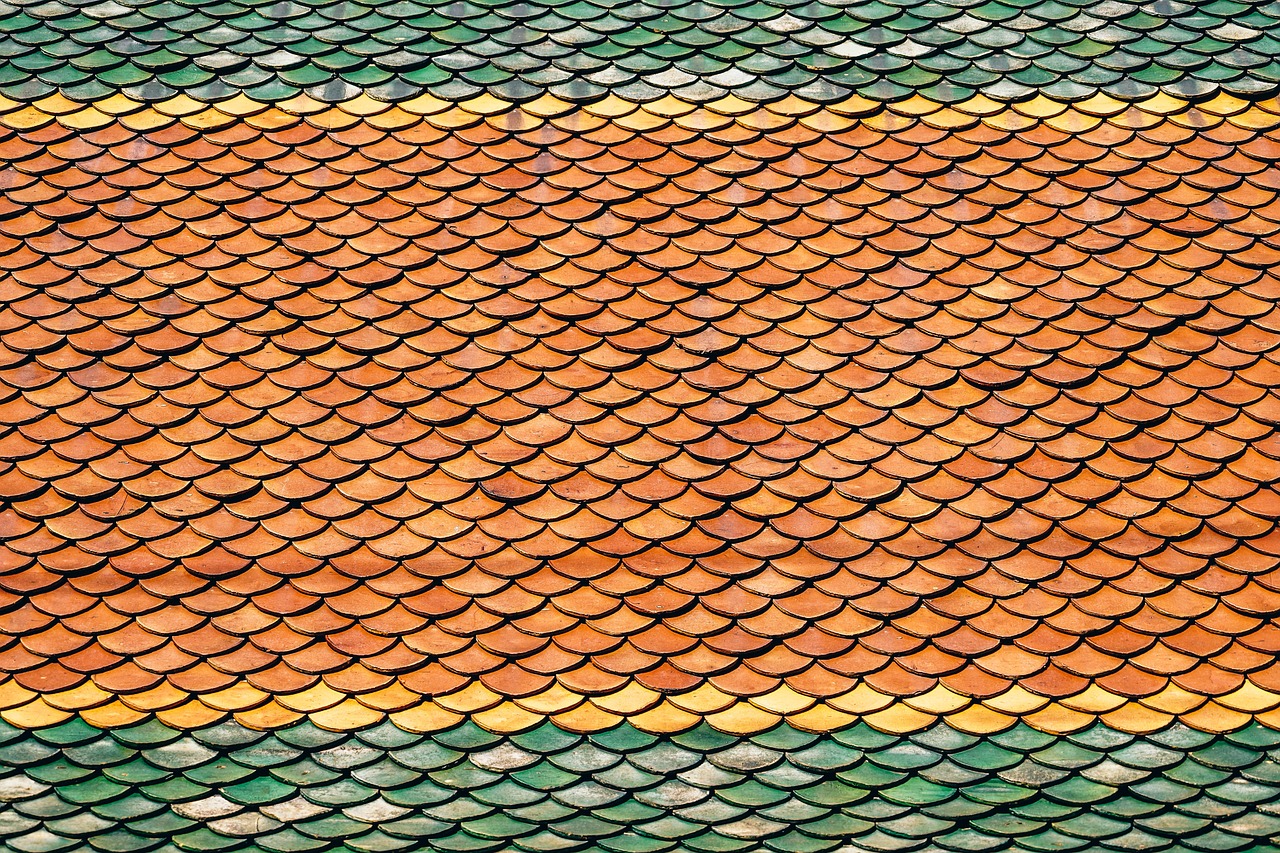 Dwukolorowy stalowy dach